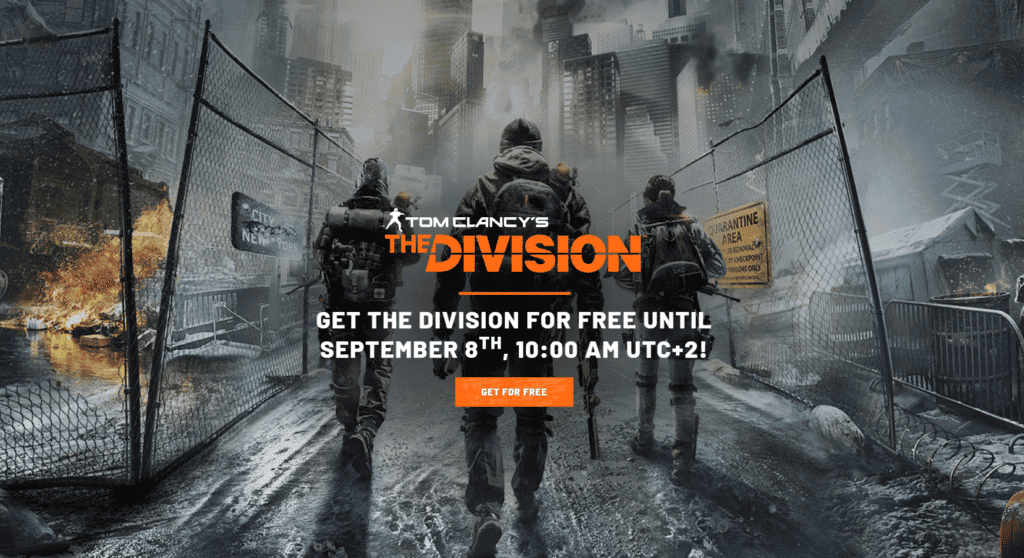 tom clancy's the division gratis uplay
